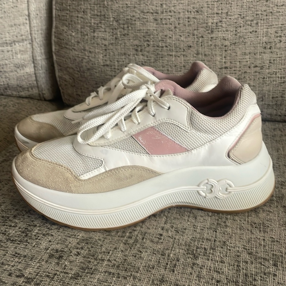 Tory Burch Gemini Link Platform Sneakers Size 9M